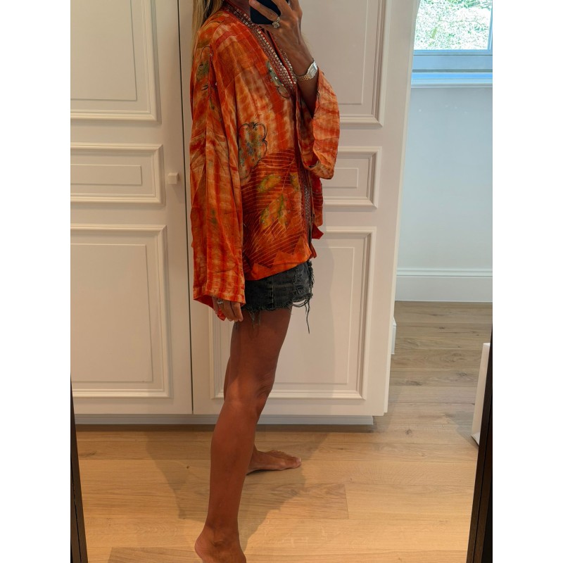 Kimono soie sauvage 8