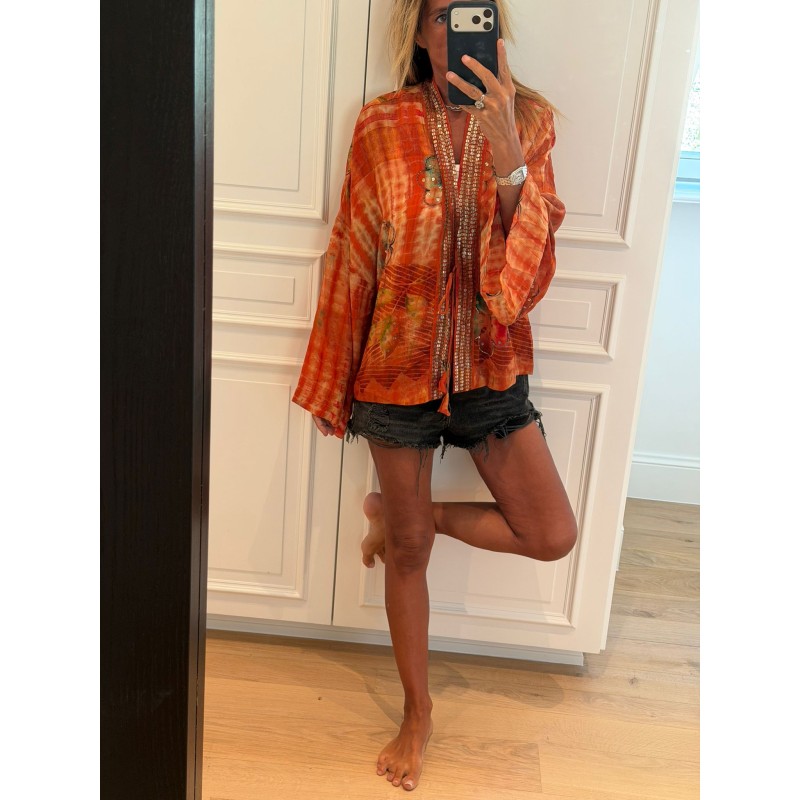 Kimono soie sauvage 8