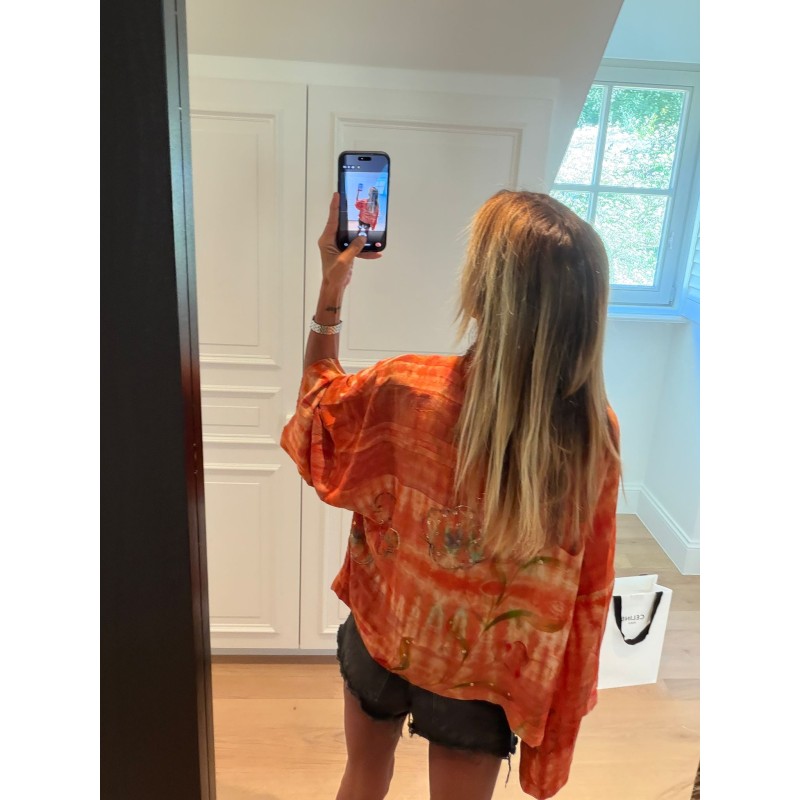 Kimono soie sauvage 8