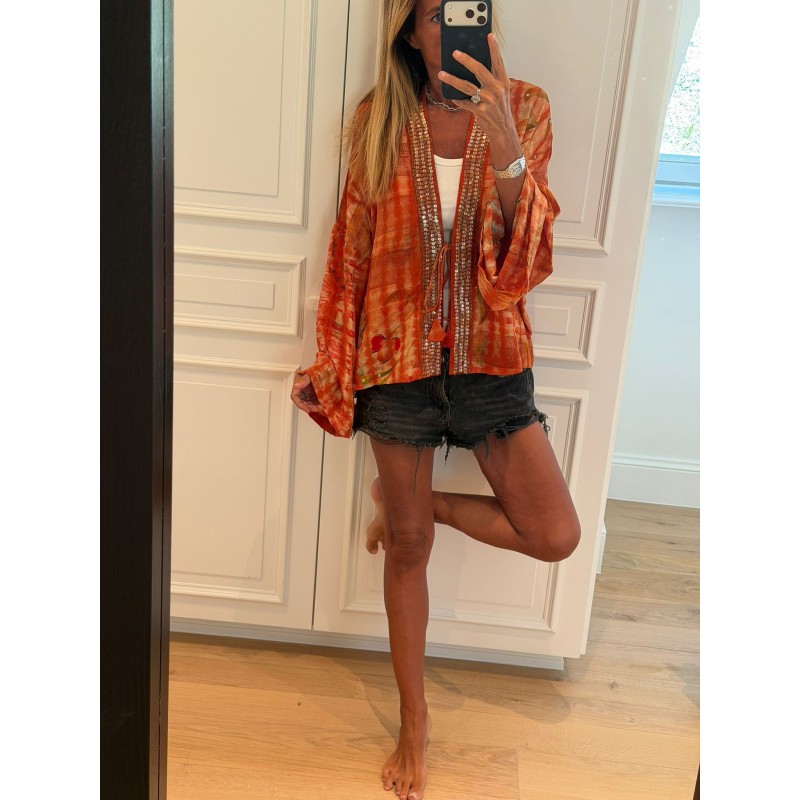 Kimono soie sauvage 9