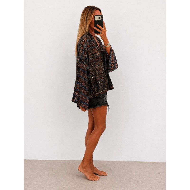 Kimono soie sauvage 6