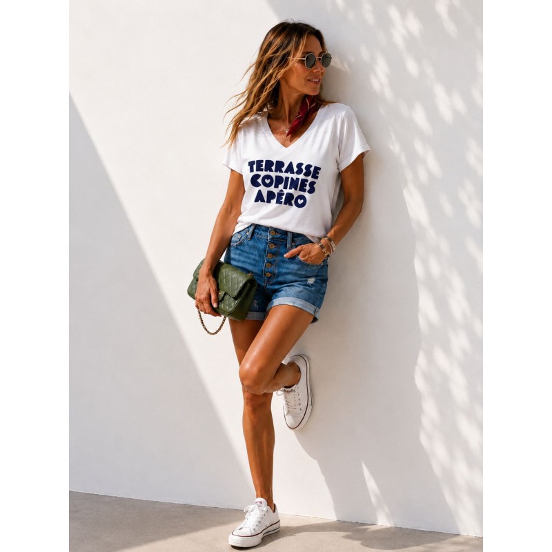 T-shirt Terrasse Copines Apérossssss