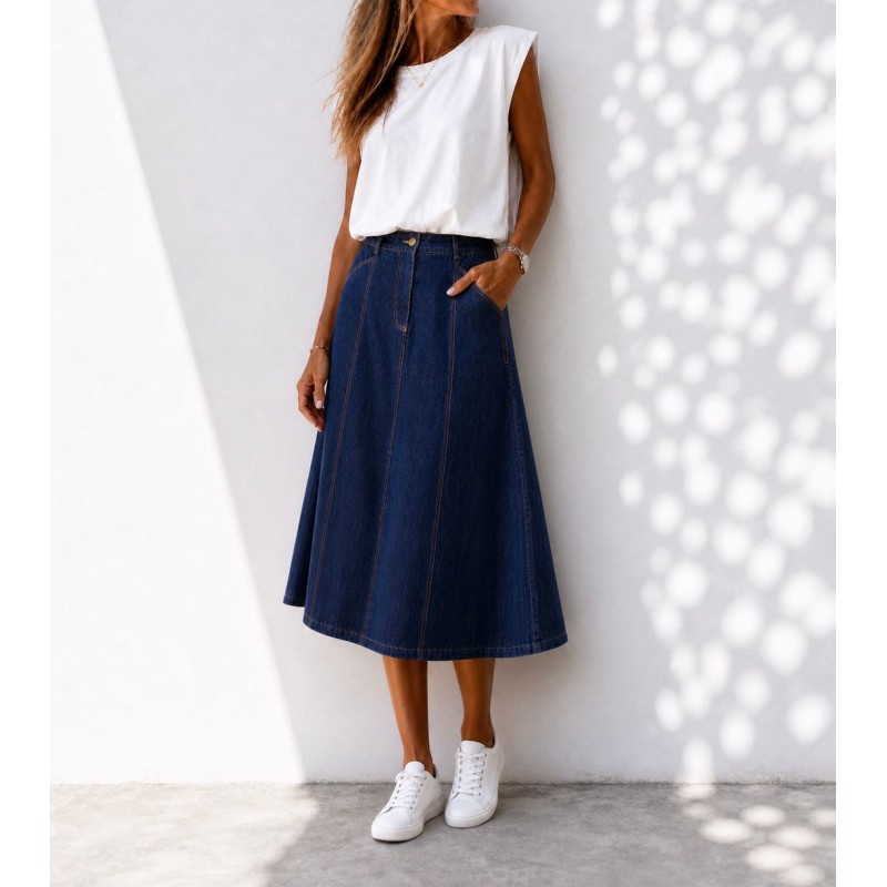 Jupe jeans Laetitia