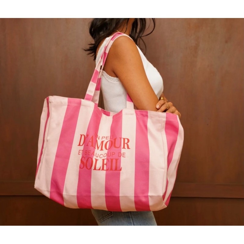 Tote bag Un peu d'amour et beaucoup de soleil