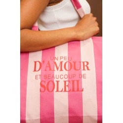 Tote bag Un peu d'amour et beaucoup de soleil