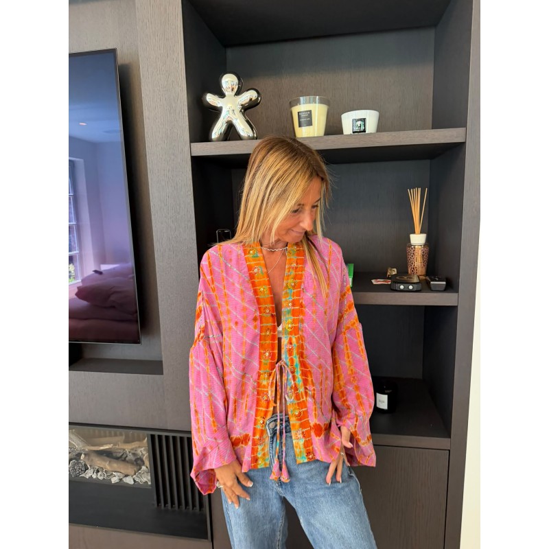 Kimono soie sauvage 15