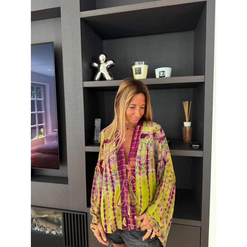 Kimono soie sauvage 8