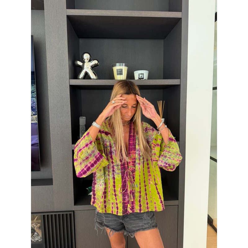 Kimono soie sauvage 8