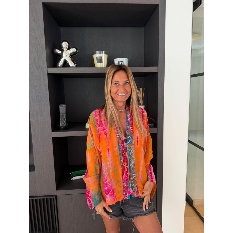 Kimono soie sauvage 6