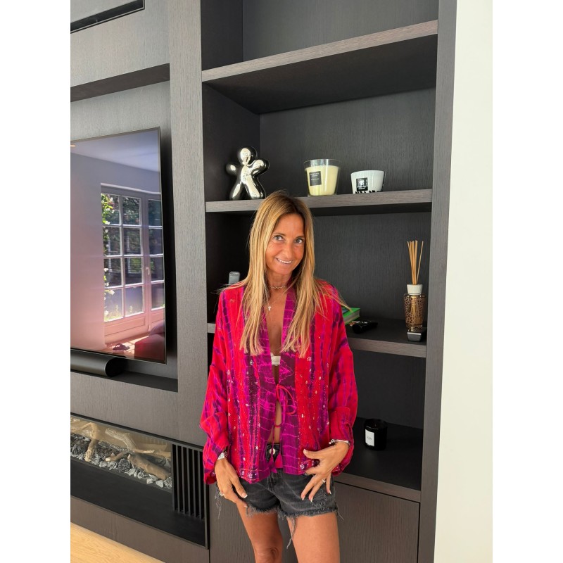 Kimono soie sauvage 7