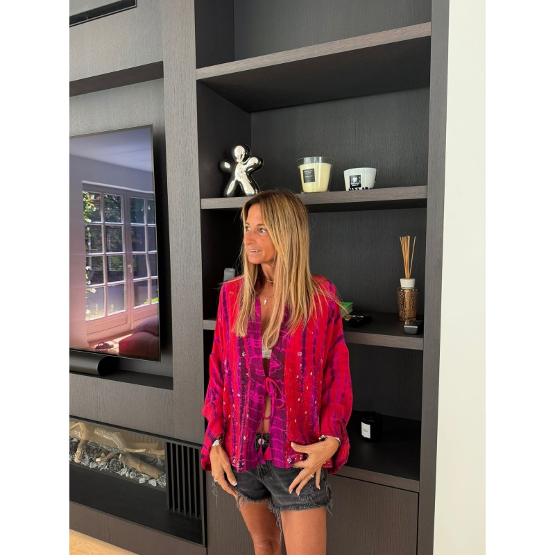Kimono soie sauvage 7