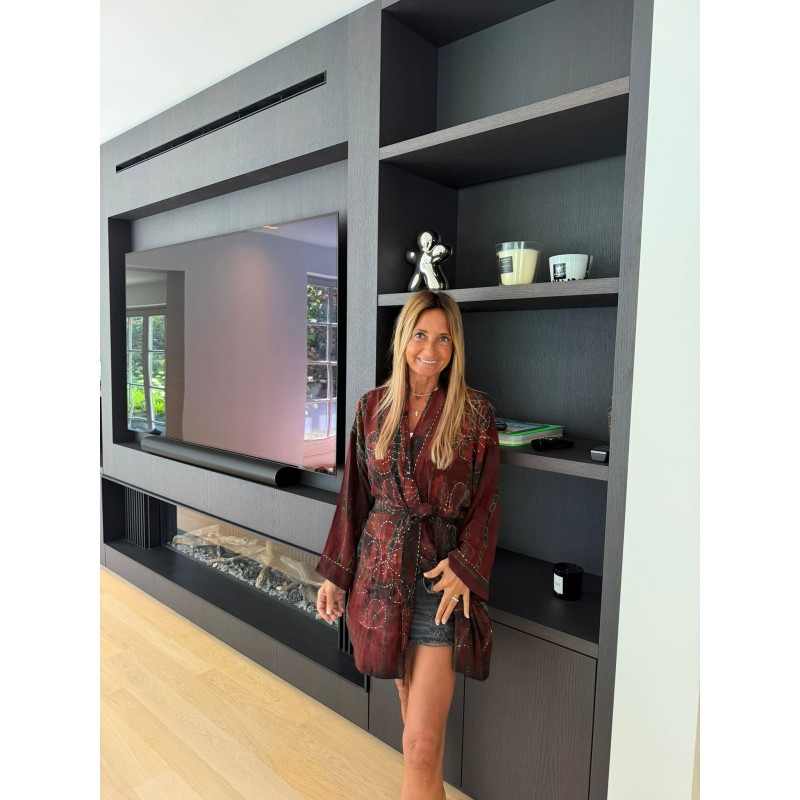 Kimono Nathalie soie sauvage