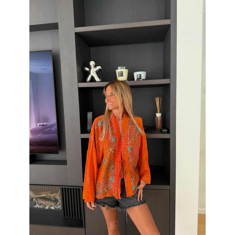 Kimono soie sauvage 26