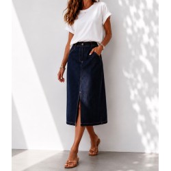 Jupe jeans Laetitia