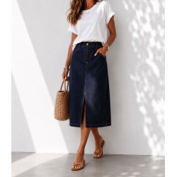 Jupe jeans Laetitia