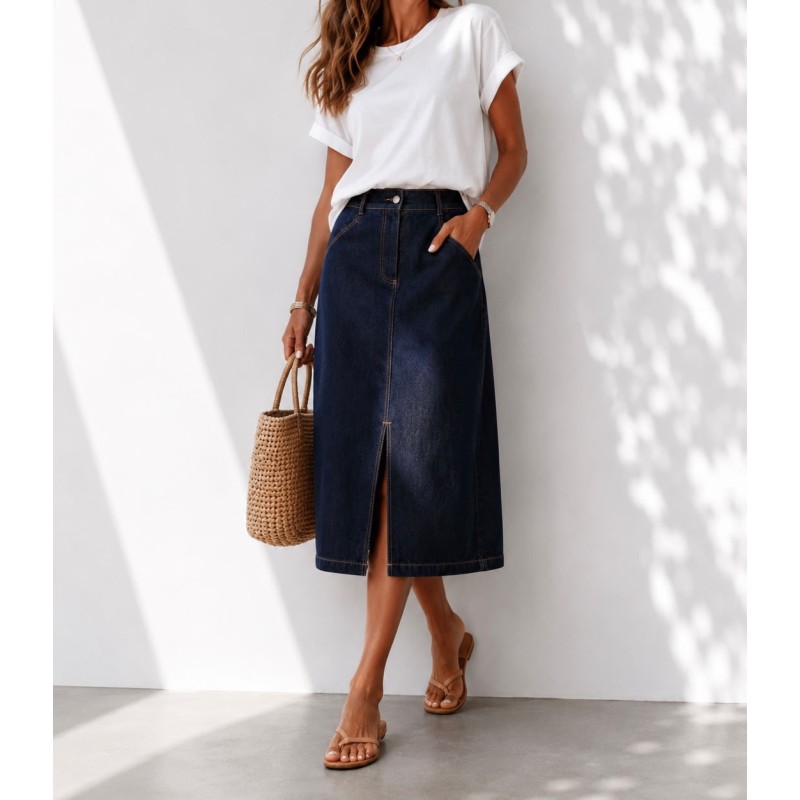 Jupe jeans Laetitia