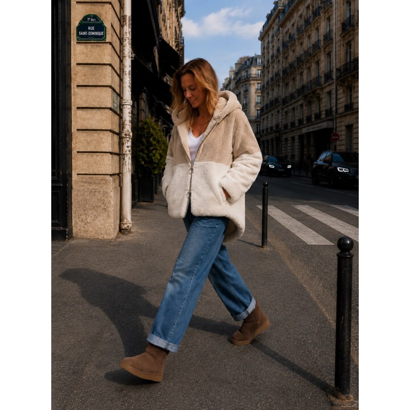 Veste fausse fourrure Shana