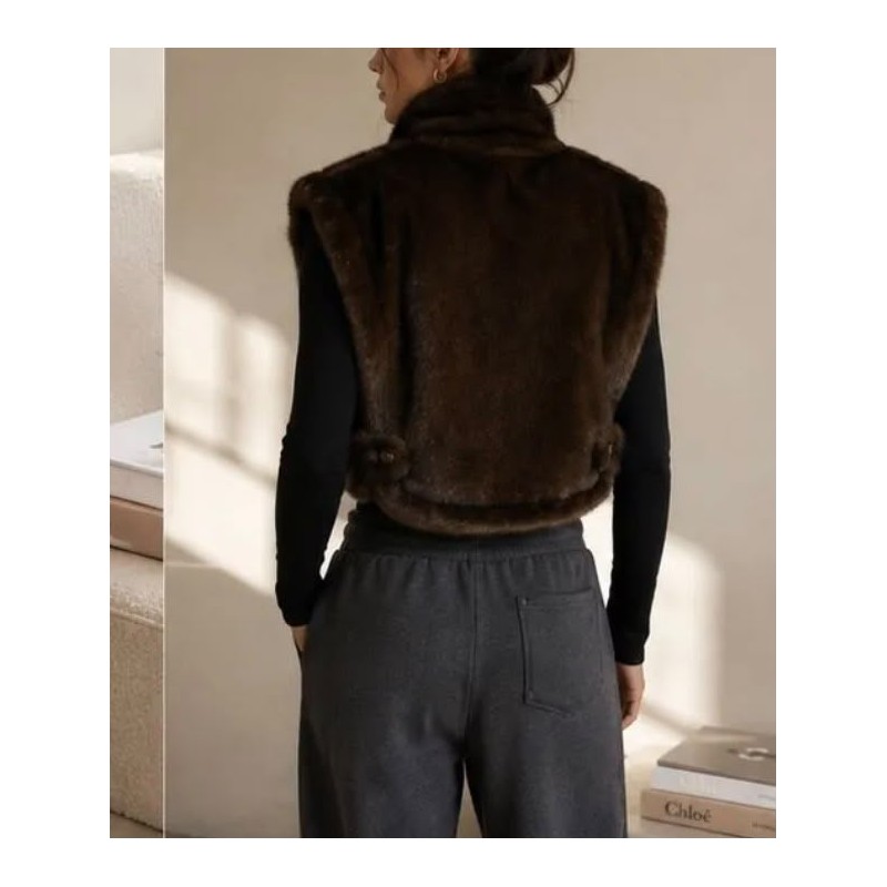 Veste fausse fourure Lise