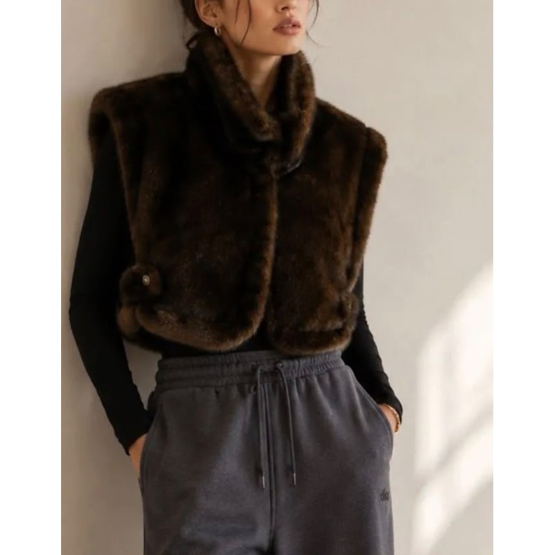 Veste fausse fourure Lise