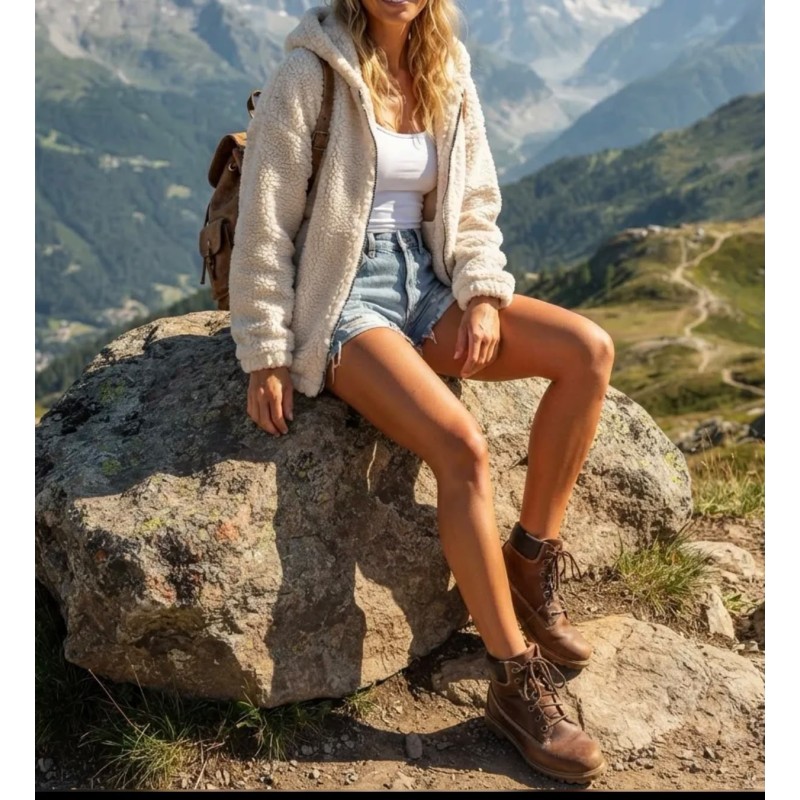 Veste à capuche La vie est belle