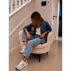 Veste Jeans Patchwork