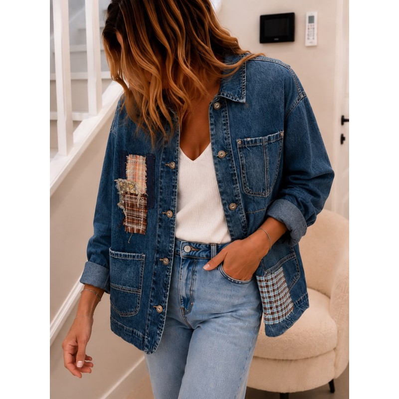 Veste Jeans Patchwork