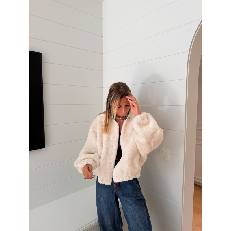 Veste fausse fourrure Bianca