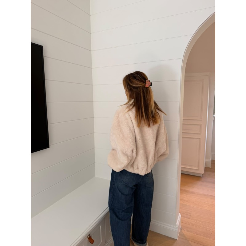 Veste fausse fourrure Bianca
