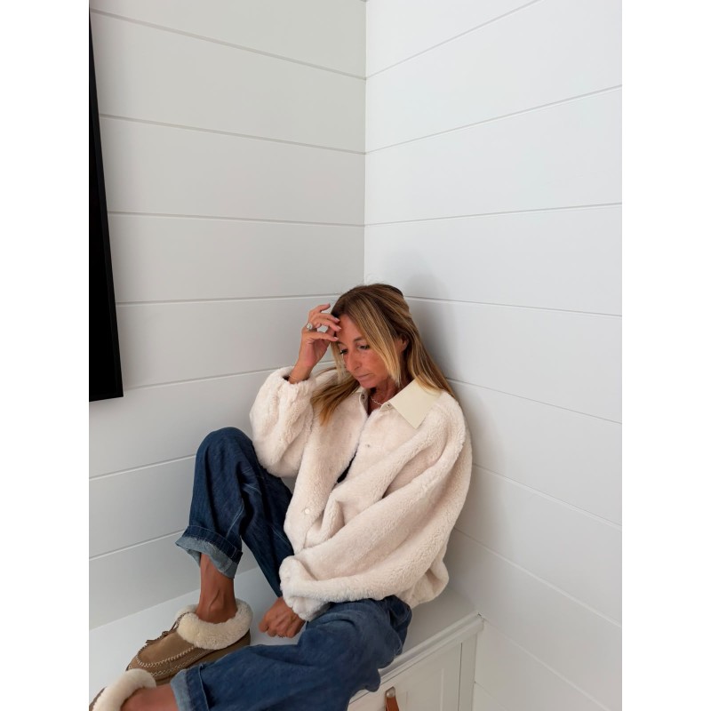 Veste fausse fourrure Bianca