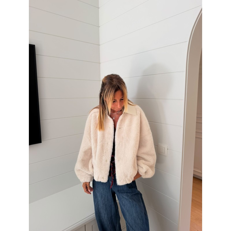 Veste fausse fourrure Bianca