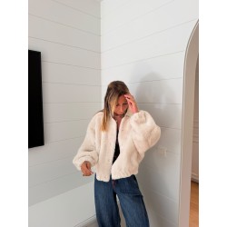 Veste fausse fourrure Bianca