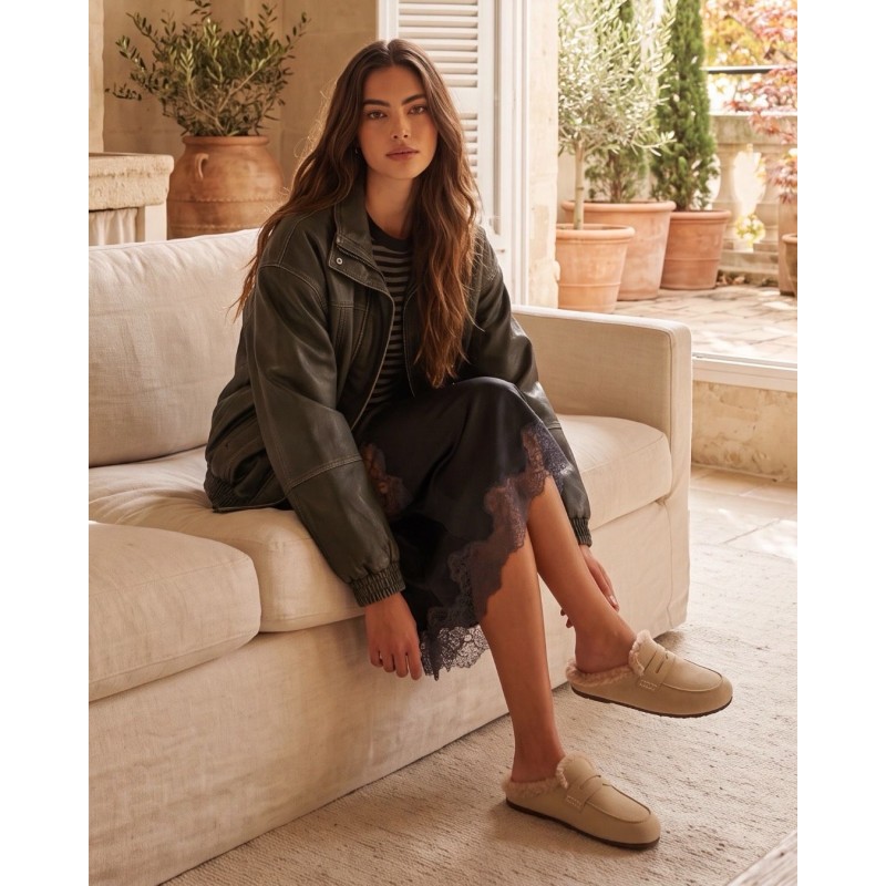 Mules Chachoune Beige