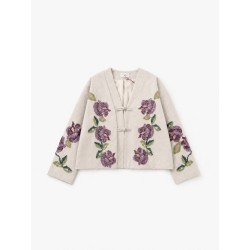 Veste Kimono brodée India