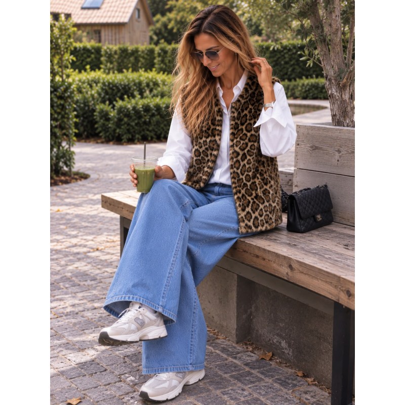 Veste fausse fourrure Emma léo
