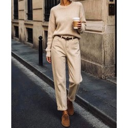 Pantalon savane légèrement pailleté