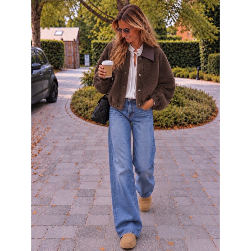 Veste fausse fourrure Bianca