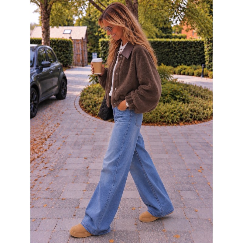 Veste fausse fourrure Bianca