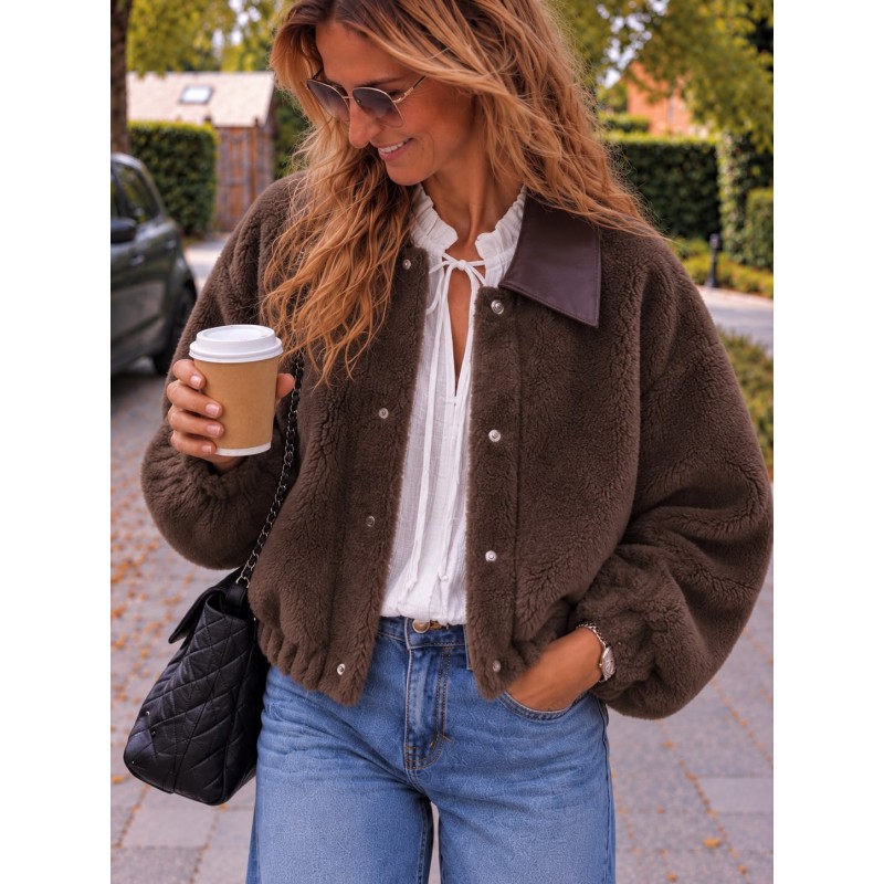 Veste fausse fourrure Bianca