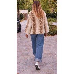 Veste fausse fourrure  Birkin ecru