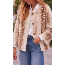 Veste fausse fourrure  Birkin ecru