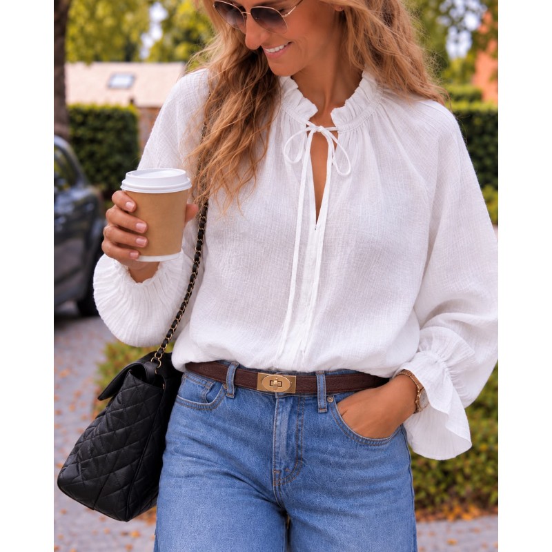 Ceinture ajustable Kelly cuir grainé