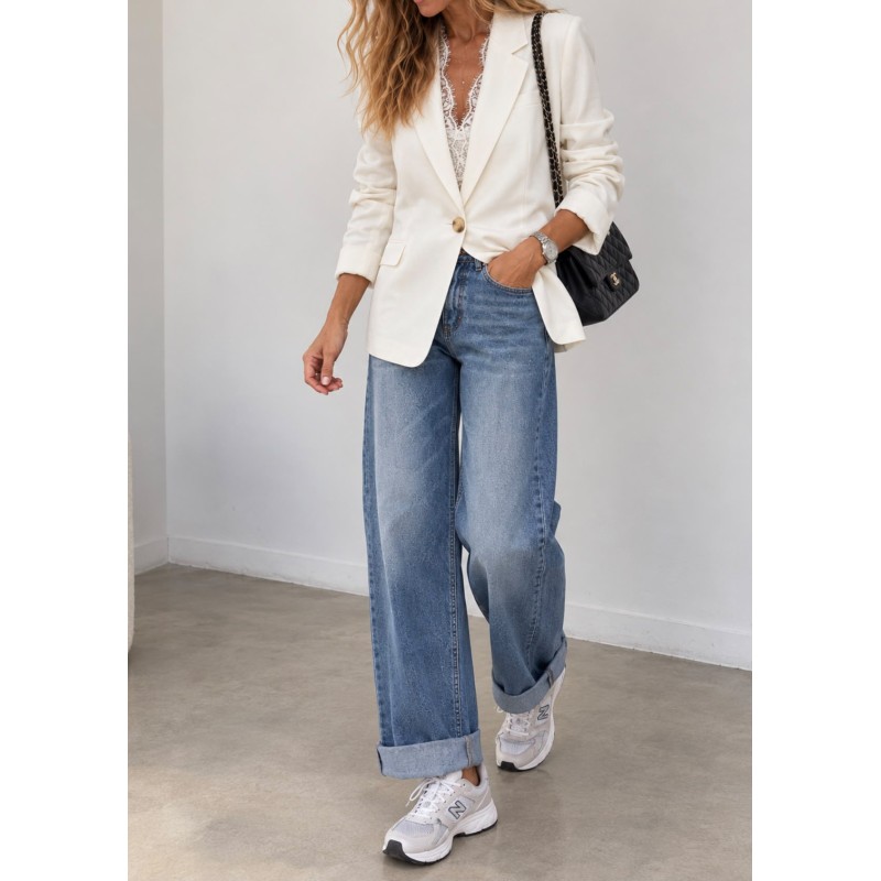 Blazer poignet dentelle Camille