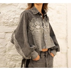 Veste bi matière Tasha