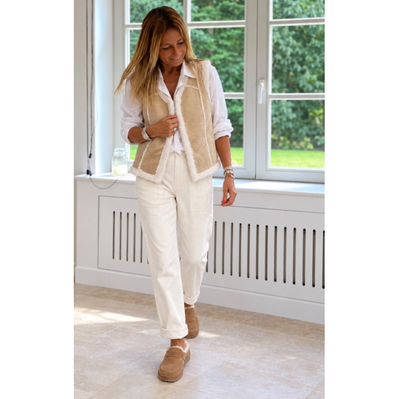 Pantalon velour