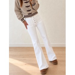 Jeans Flair Blanc