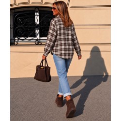 Chemise Sophie chocolat