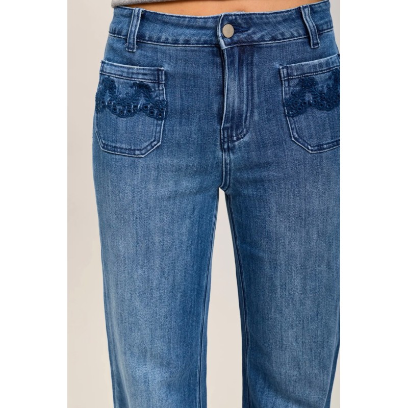 Jeans broderie