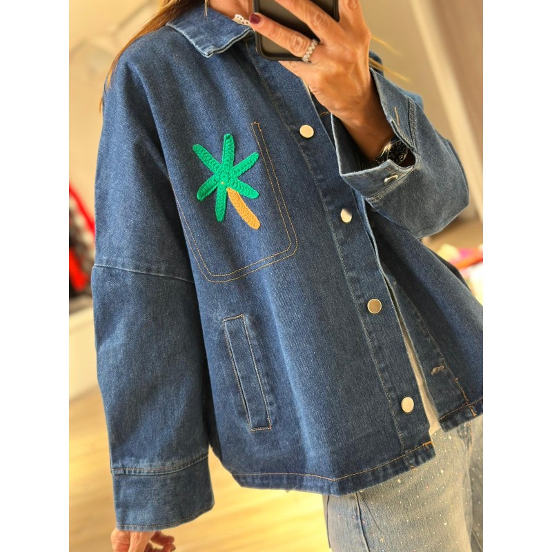 Veste jeans Rainbow