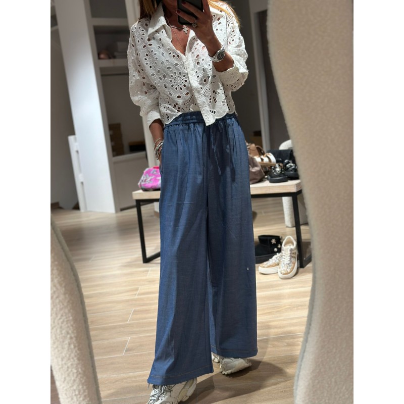 Pantalon jeans fluide