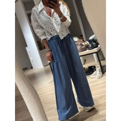 Pantalon jeans fluide